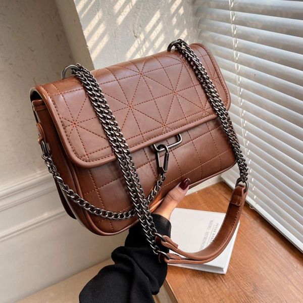 evening bags oil wax leather tote bag retro black chain shoulder trendy soft crossbody designer women hobo
evening bags oil wax leather tote bag retro black chain shoulder trendy soft crossbody designer women hobo