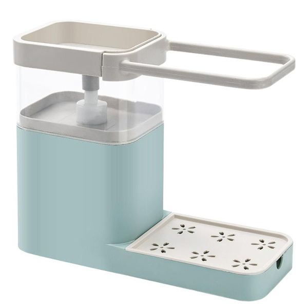 liquid soap dispenser kitchen dishwashing press outlet box drain storage dish towel hanger with sponge holder
liquid soap dispenser kitchen dishwashing press outlet box drain storage dish towel hanger with sponge holder