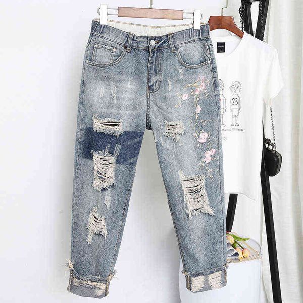 womens jeans denim loose slim fitted vintage blue harem pants plus size embroidered pantalon mezclilla mujer 5xl q42 211129
womens jeans denim loose slim fitted vintage blue harem pants plus size embroidered pantalon mezclilla mujer 5xl q42 211129