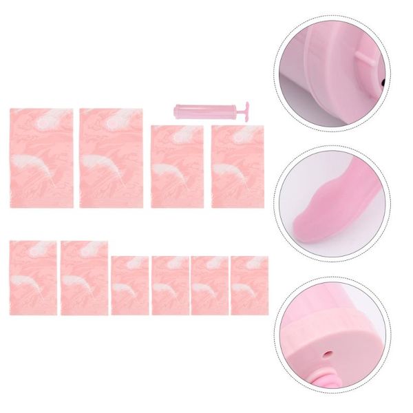 storage bags 1 set quilt vacuum compression bedding pouches for household home clothes