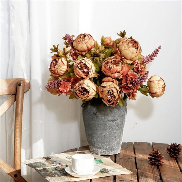 decorative flowers & wreaths 13-head european-style core peony living room home dining table ornamental flower artificial/fake
decorative flowers & wreaths 13-head european-style core peony living room home dining table ornamental flower artificial/fake