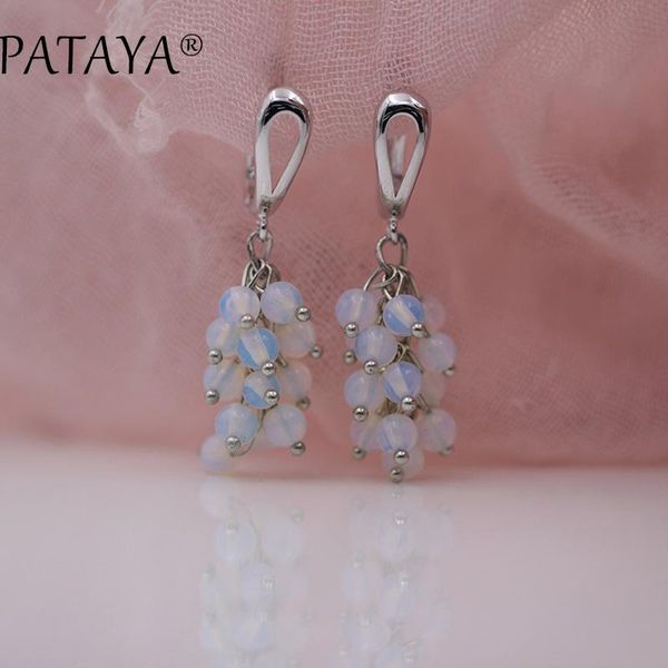dangle & chandelier pataya arrivals original design round small moonstone natural stone earrings women true white gold unique jewelry, Silver
dangle & chandelier pataya arrivals original design round small moonstone natural stone earrings women true white gold unique jewelry, Silver