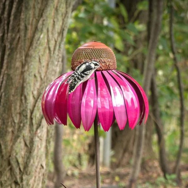 bird feeder sensation pink coneflower feeders tray birdhouse pet outdoor decoration with iron stand decorative objects & figurines
bird feeder sensation pink coneflower feeders tray birdhouse pet outdoor decoration with iron stand decorative objects & figurines