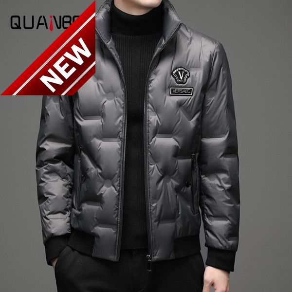2021 winter new designer brand premium casual fashion shiny jacket men duck down windbreaker outerwear puffer coats clothing, Black
2021 winter new designer brand premium casual fashion shiny jacket men duck down windbreaker outerwear puffer coats clothing, Black