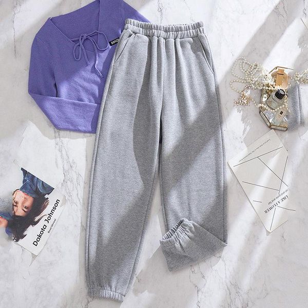 women's pants & capris women plus velvet warm soft harajuku trousers fashion ulzzang ladies daily casual purple loose workout bottom pa, Black;white
women's pants & capris women plus velvet warm soft harajuku trousers fashion ulzzang ladies daily casual purple loose workout bottom pa, Black;white