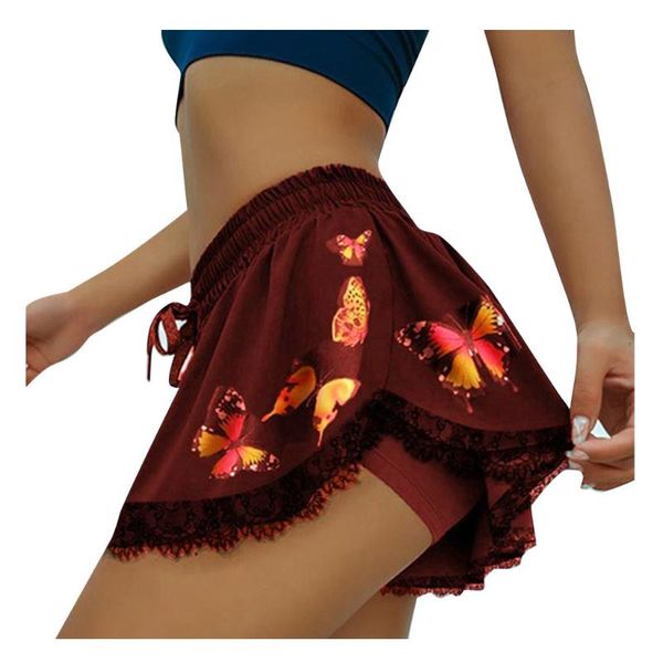 women's shorts butterfly print baggy lace short femme drawstring high waist loose leggings women elastic breathable #4, White;black
women's shorts butterfly print baggy lace short femme drawstring high waist loose leggings women elastic breathable #4, White;black
