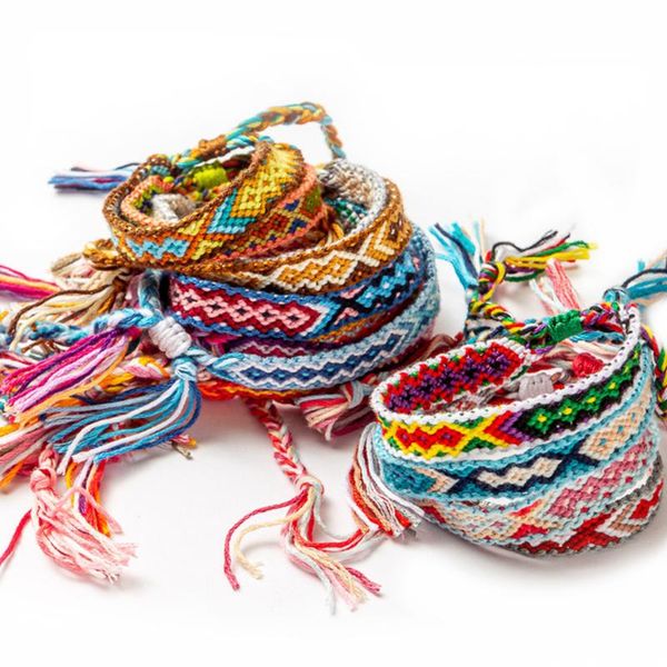charm bracelets bracelet bosanski style selling nepal national hand-woven rainbow friendship hand line wholesale, Golden;silver
charm bracelets bracelet bosanski style selling nepal national hand-woven rainbow friendship hand line wholesale, Golden;silver