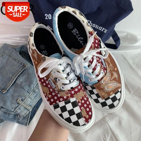 2020 spring and summer new fashion all-match korean color matching retro plaid casual flat sneakers women's shoes #lg10
2020 spring and summer new fashion all-match korean color matching retro plaid casual flat sneakers women's shoes #lg10