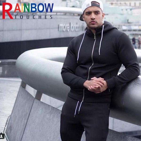men's hoodies & sweatshirts rainbowtouches gym muscle men casual fashion sportswear zipper pocket tight fit 100%cotton, Black
men's hoodies & sweatshirts rainbowtouches gym muscle men casual fashion sportswear zipper pocket tight fit 100%cotton, Black