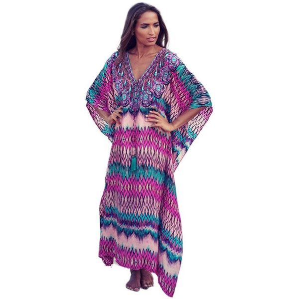women's swimwear summer positioning printing loose fashion beach robe seaside vacation sunscreen v-neck dress bikini swimsuit cover up, White;black
women's swimwear summer positioning printing loose fashion beach robe seaside vacation sunscreen v-neck dress bikini swimsuit cover up, White;black
