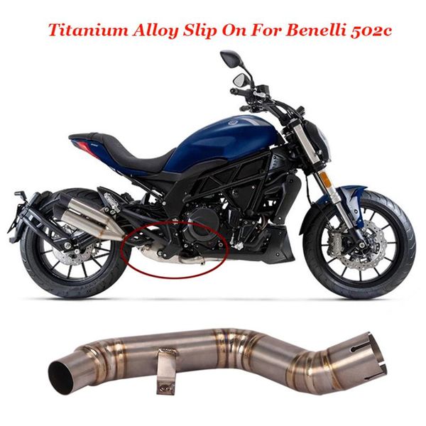 titanium alloy slip on for benelli 502c motorcycle exhaust muffler contact middle link stainless steel connect exhaus system
titanium alloy slip on for benelli 502c motorcycle exhaust muffler contact middle link stainless steel connect exhaus system