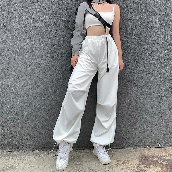 white drape drawstring legged overalls loose hip hop dancing casual pants for women trousers women's & capris, Black;white
white drape drawstring legged overalls loose hip hop dancing casual pants for women trousers women's & capris, Black;white