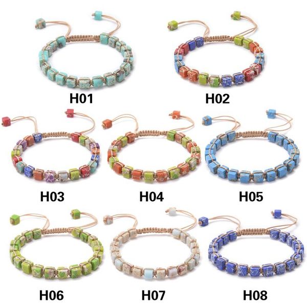 charm bracelets bohemian square beads 7 chakra wrap women string braided yoga meditation friendship bracelet bangle jewelry, Golden;silver
charm bracelets bohemian square beads 7 chakra wrap women string braided yoga meditation friendship bracelet bangle jewelry, Golden;silver