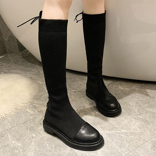 boots rimocy 2021 winter warm knee high women fashion lace up thick sole elastic woman patchwork black long female
boots rimocy 2021 winter warm knee high women fashion lace up thick sole elastic woman patchwork black long female