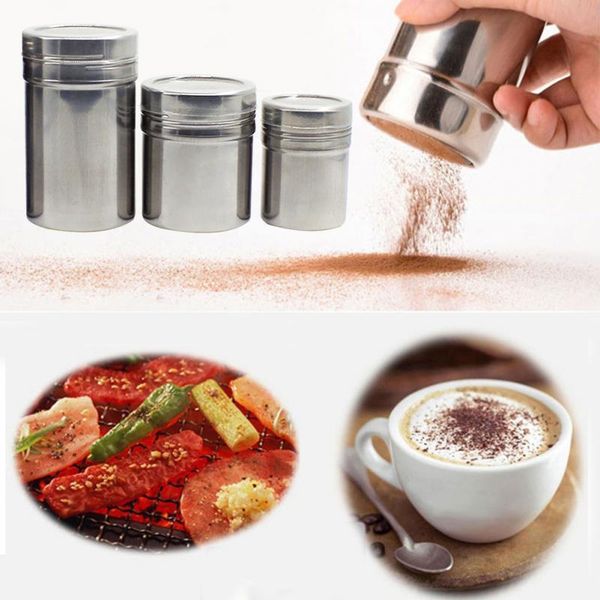 1pcs stainless steel chocolate sugar shaker jar coffee dusters cinnamon dusting tank kitchen filter cooking tool baking & pastry tools
1pcs stainless steel chocolate sugar shaker jar coffee dusters cinnamon dusting tank kitchen filter cooking tool baking & pastry tools