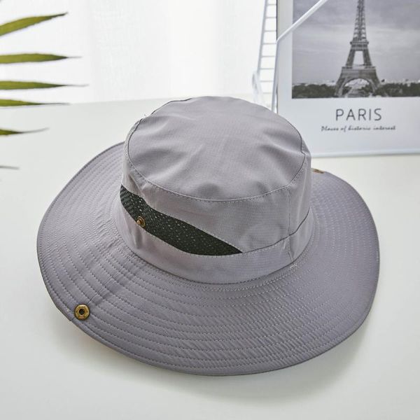 outdoor hats fashion summer fisherman hat cowboy men fishing mountaineering beach mesh breathable uv sun women, Black;white 
outdoor hats fashion summer fisherman hat cowboy men fishing mountaineering beach mesh breathable uv sun women, Black;white