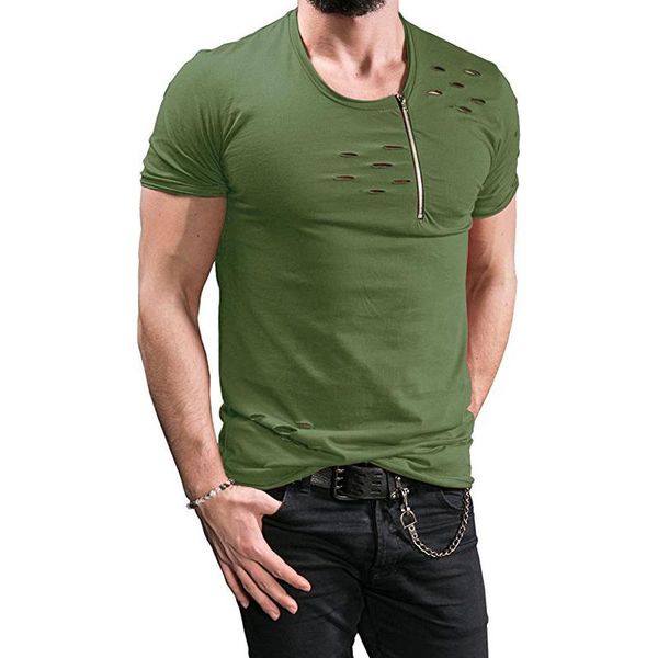 men's t-shirts acacia person 2021 summer t shirt men plus size 3xl ripped hole zipper breathable casual tees, White;black
men's t-shirts acacia person 2021 summer t shirt men plus size 3xl ripped hole zipper breathable casual tees, White;black