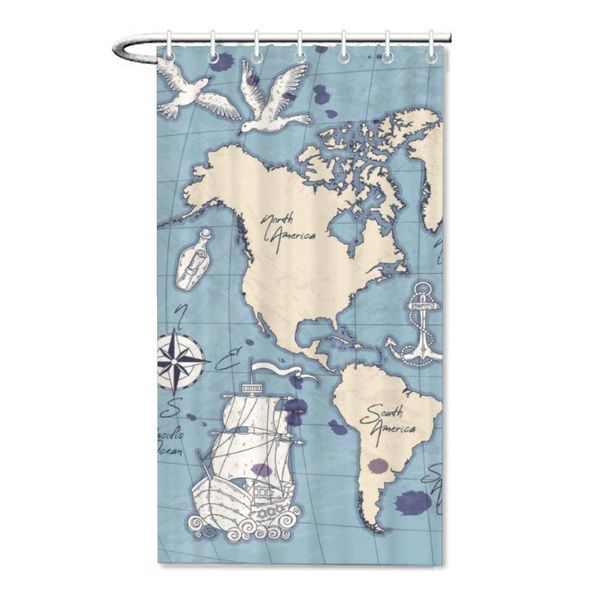 vintage world ap hower curtain for teen boy teen girl bathroo bath decor, 48 x 72 inch
vintage world ap hower curtain for teen boy teen girl bathroo bath decor, 48 x 72 inch