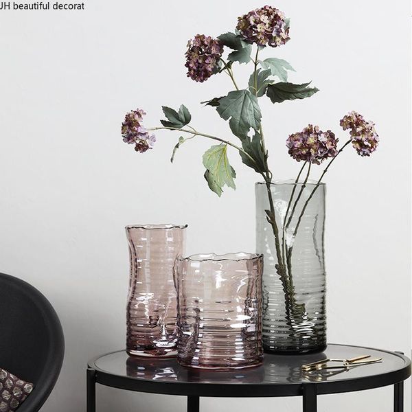 vases transparent glass vase living room dried flowers flower arrangement decoration simple crafts home furnishings
vases transparent glass vase living room dried flowers flower arrangement decoration simple crafts home furnishings
