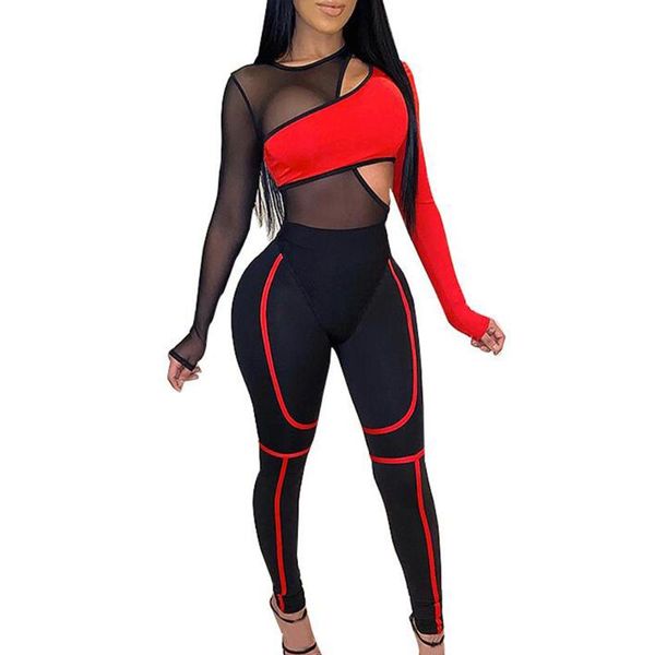 two piece dress 2021 color patchwork see-through mesh slim two-piece set woman long-sleeve bodysuit high waist leggings, White
two piece dress 2021 color patchwork see-through mesh slim two-piece set woman long-sleeve bodysuit high waist leggings, White