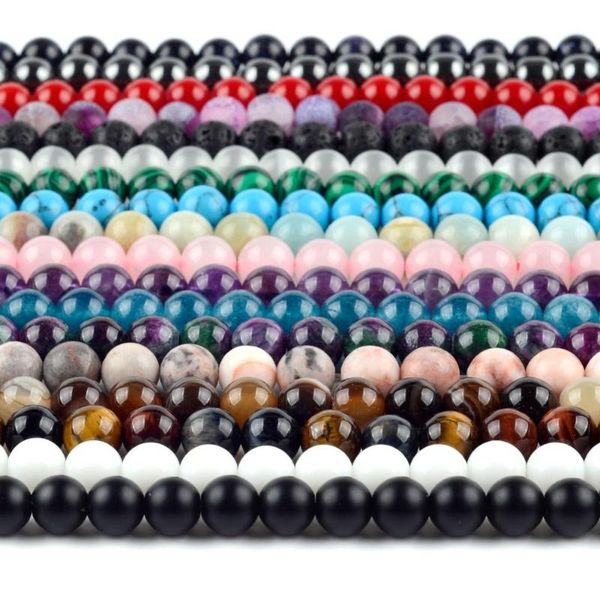other natural round tiger eye amazonite lava turquoises agates jaspers garnet spacer loose stone beads for diy jewelry making bracelet
other natural round tiger eye amazonite lava turquoises agates jaspers garnet spacer loose stone beads for diy jewelry making bracelet