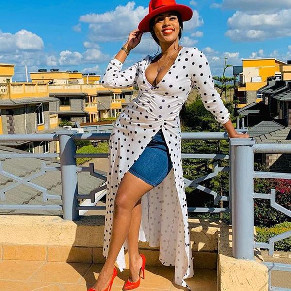 casual dresses african dress vintage polka dot white printed retro split women spring summer long sleeve plus size evening maxi, Black;gray
casual dresses african dress vintage polka dot white printed retro split women spring summer long sleeve plus size evening maxi, Black;gray