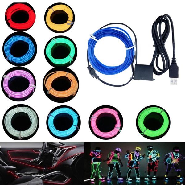 strips 5m neon light dance party decor led lamp flexible el wire rope tube waterproof strip with controller
strips 5m neon light dance party decor led lamp flexible el wire rope tube waterproof strip with controller