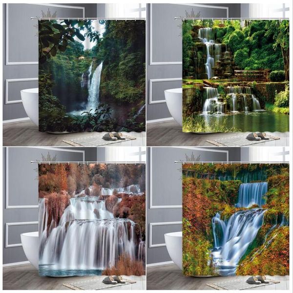shower curtains natural scenery curtain waterfall jungle landscape waterproof bathroom decor polyester fabric home wall decors
shower curtains natural scenery curtain waterfall jungle landscape waterproof bathroom decor polyester fabric home wall decors