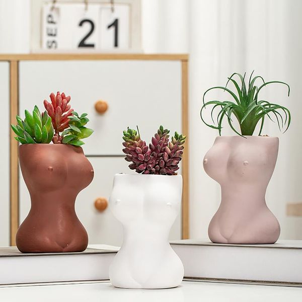 ceramic vases deskplant container human body shaped art creative decorative flower pot
ceramic vases deskplant container human body shaped art creative decorative flower pot