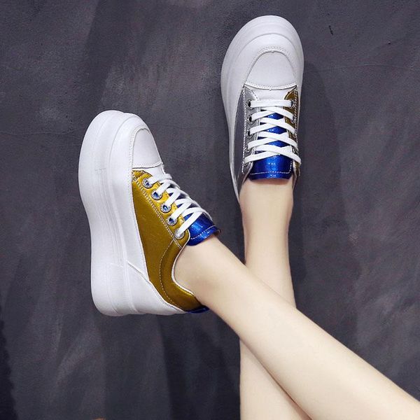 dress shoes inner-increasing thick-soled women's spring and autumn fashion trend low-lace-up casual sneakers, Black
dress shoes inner-increasing thick-soled women's spring and autumn fashion trend low-lace-up casual sneakers, Black