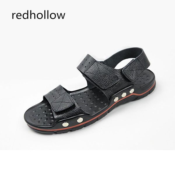 sandals men casual summer men's genuine leather beach hook & loop shoes rome flat for man, Black
sandals men casual summer men's genuine leather beach hook & loop shoes rome flat for man, Black