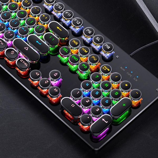 keyboards retro punk mechanical keyboard 104 keys black switch usb wired rgb backlit gaming for pc lapgamers accessories
keyboards retro punk mechanical keyboard 104 keys black switch usb wired rgb backlit gaming for pc lapgamers accessories