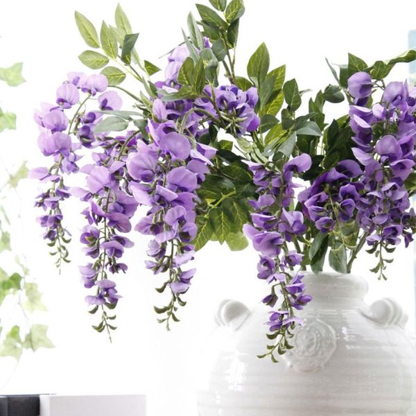 100cm 2 heads artificial wisteria pea blossom flowers fall violet flores fake leaf wedding home party decoration a9033 decorative & wreaths
100cm 2 heads artificial wisteria pea blossom flowers fall violet flores fake leaf wedding home party decoration a9033 decorative & wreaths