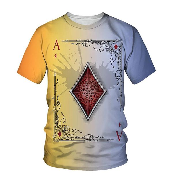 men's t-shirts 2021 summer novelty pattern playing card 3d printing men t shirt street hip hop style short sleeve male o neck, White;black
men's t-shirts 2021 summer novelty pattern playing card 3d printing men t shirt street hip hop style short sleeve male o neck, White;black