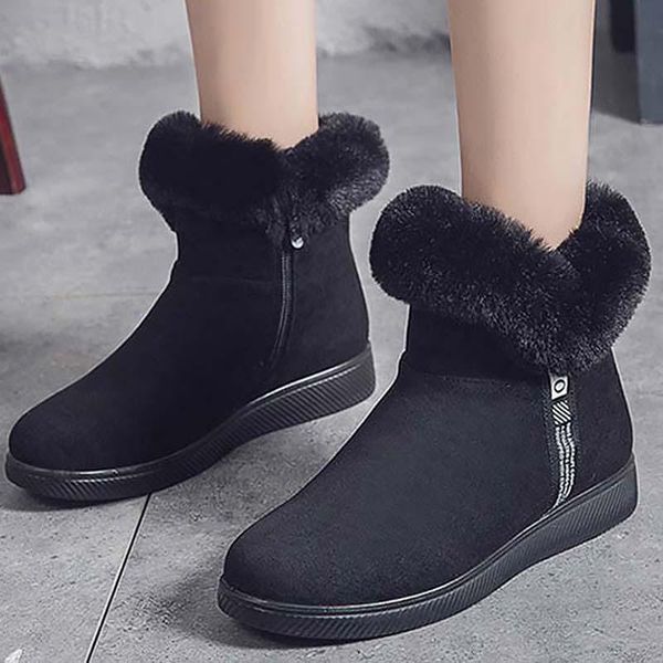 boots 2021 women snow keep warm women's shoes plush furry casual fashion winter female ankle woman, Black
boots 2021 women snow keep warm women's shoes plush furry casual fashion winter female ankle woman, Black