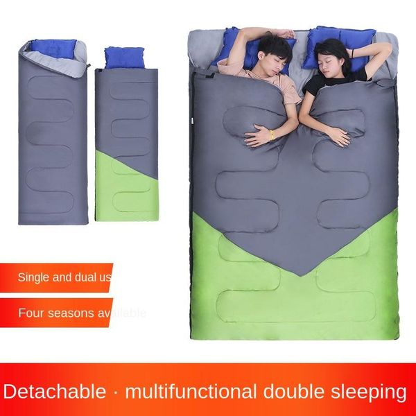 sleeping bags couple widened and thickened warm bag, outdoor camping indoor lunch break cotton bag
sleeping bags couple widened and thickened warm bag, outdoor camping indoor lunch break cotton bag
