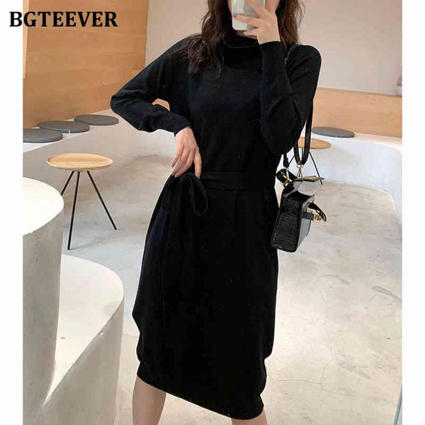 dresses elegant turtleneck women sweater midi full sleeve loose lace-up female knitted straight dress autumn winter ccwi, Black;gray
dresses elegant turtleneck women sweater midi full sleeve loose lace-up female knitted straight dress autumn winter ccwi, Black;gray