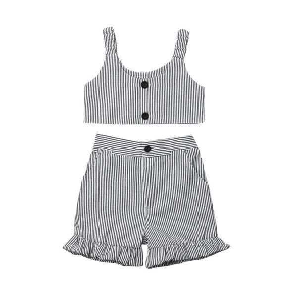 clothing sets 2pcs toddler kid baby girl clothes set ruffle sling crop strap t-shirt short pants party outfit summer, White
clothing sets 2pcs toddler kid baby girl clothes set ruffle sling crop strap t-shirt short pants party outfit summer, White