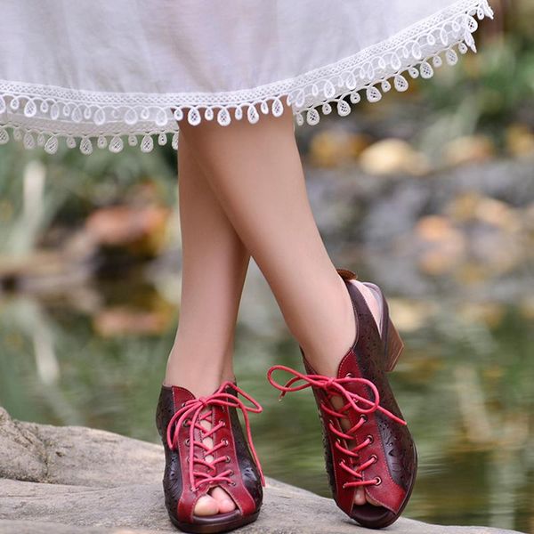 xiangban genuine leather high heeled women sandals summer peep toed shoes lace-up chunky heel women's, Black
xiangban genuine leather high heeled women sandals summer peep toed shoes lace-up chunky heel women's, Black
