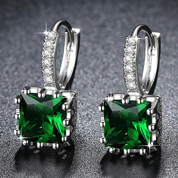 women's fashion earrings exquisite square cz pendant earrings 5 color zircon earrings female personality wild jewelry, Golden
women's fashion earrings exquisite square cz pendant earrings 5 color zircon earrings female personality wild jewelry, Golden
