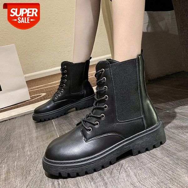 short barrel martin boots female autumn and winter korean version retro british style motorcycle black thick bottom #dd6u
short barrel martin boots female autumn and winter korean version retro british style motorcycle black thick bottom #dd6u