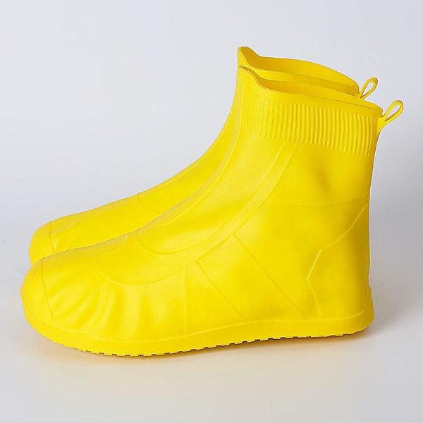 boots fashion yellow rain women and men tpe thick elastic slipon shoe covers woman reusable non-slip galoshes rainboots, Black
boots fashion yellow rain women and men tpe thick elastic slipon shoe covers woman reusable non-slip galoshes rainboots, Black