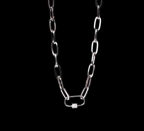 pendant necklaces ins trend spring and summer hip-hop style multi-layer long link chain micro-inlaid zircon lock necklace, Silver
pendant necklaces ins trend spring and summer hip-hop style multi-layer long link chain micro-inlaid zircon lock necklace, Silver