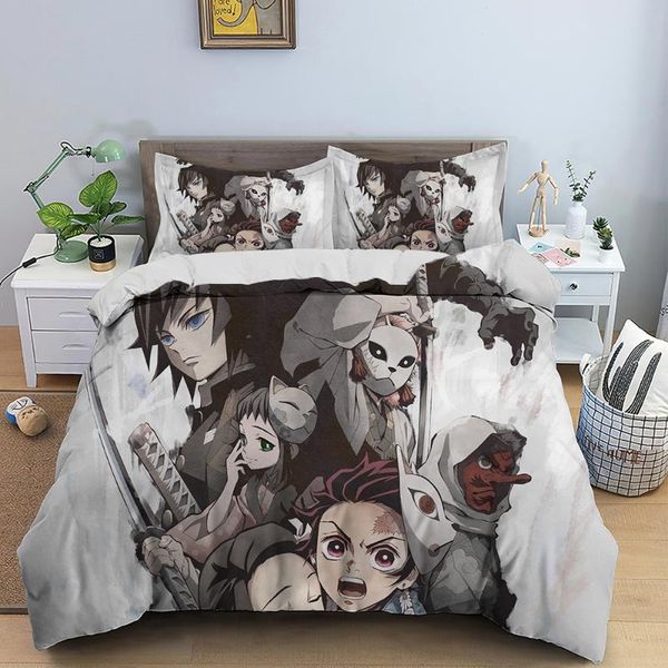 bedding sets anime demon slayer set 3d print full king cartoon duvet cover + pillowcase kimetsu no yaiba bedspread (no sheet
bedding sets anime demon slayer set 3d print full king cartoon duvet cover + pillowcase kimetsu no yaiba bedspread (no sheet