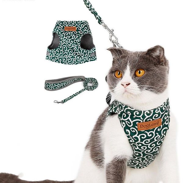 cat vest adjustable harness vest walking lead leash for puppy dogs collar polyester mesh harness for small medium cat pet
cat vest adjustable harness vest walking lead leash for puppy dogs collar polyester mesh harness for small medium cat pet