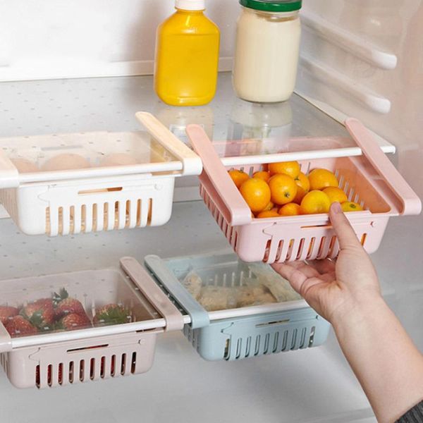 hanging baskets 1pcs kitchen storage shelf adjustable stretchable refrigerator box drawer vegetable fruit organizer rangement
hanging baskets 1pcs kitchen storage shelf adjustable stretchable refrigerator box drawer vegetable fruit organizer rangement