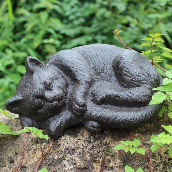 antique black cast iron sleeping cat statue european home garden decor heavy metal figurines farm house rustic sculpture decorations
antique black cast iron sleeping cat statue european home garden decor heavy metal figurines farm house rustic sculpture decorations