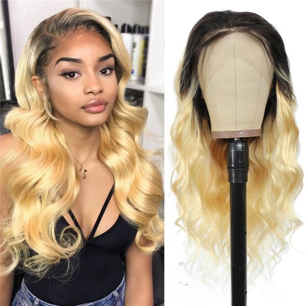 lace wigs brazilian body wave front human hair pre plucked 1b 613 ombre blonde for black women remy wig 150%, Black;brown
lace wigs brazilian body wave front human hair pre plucked 1b 613 ombre blonde for black women remy wig 150%, Black;brown