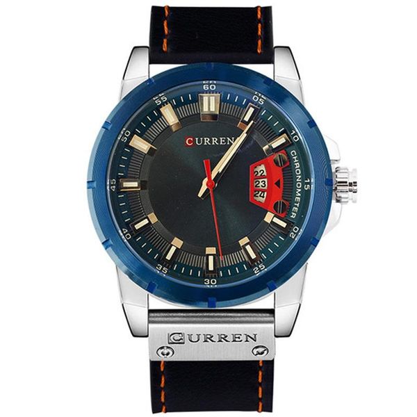 wristwatches curren man quartz casual watch army military sports date mens watches male leather strap clock men 8284, Slivery;brown
wristwatches curren man quartz casual watch army military sports date mens watches male leather strap clock men 8284, Slivery;brown