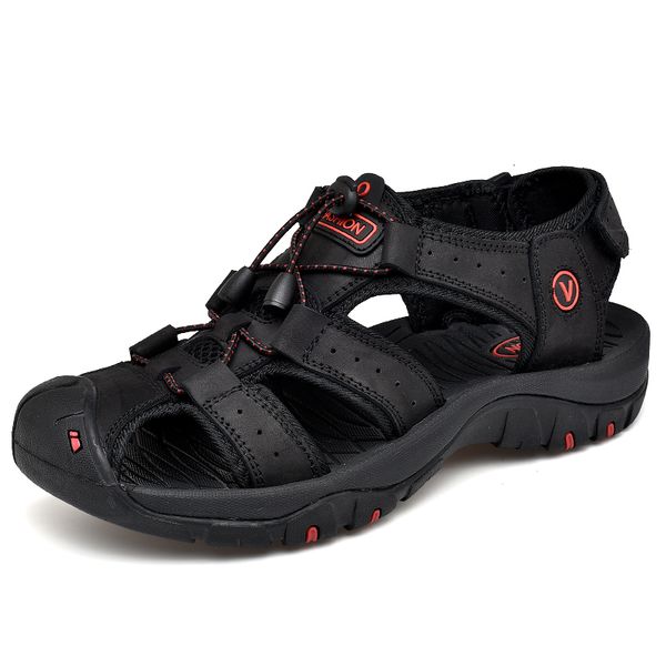 sandals breathable man shoes summer outdoor slip-on soft men casual leather beach male sandalias big size 481 vb51, Black
sandals breathable man shoes summer outdoor slip-on soft men casual leather beach male sandalias big size 481 vb51, Black